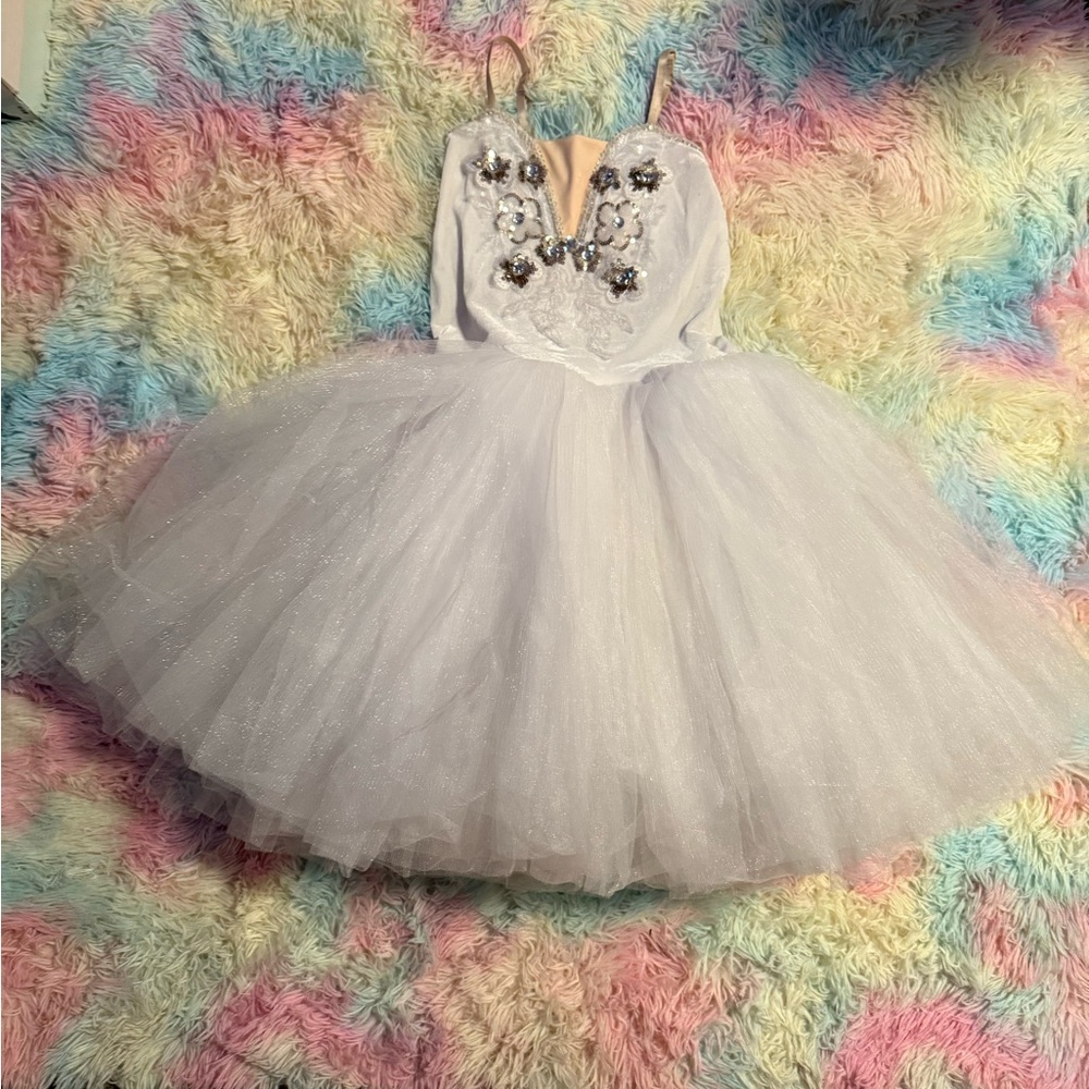 Elegant White tutu adult small